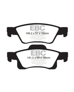 EBC 11+ Dodge Durango 3.6 Ultimax2 Rear Brake Pads - UD1498