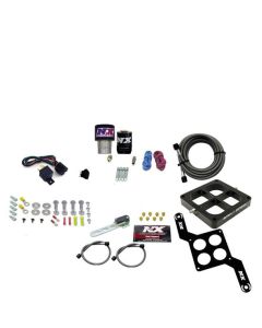 Nitrous Express Single Entry Crossbar RNC .178 4150 Flange Nitrous Kit (250-650HP) w/No Bottle - 63970-00
