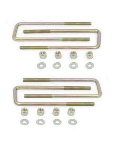 MaxTrac 09-18 Ford F-150 2WD Rear U-Bolts for 3in/4in Lift Blocks - Square - Set of 4 - 913111