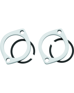 Bikers Choice 84-Up Big Twin 86-Up XL Chrome Exhaust Flange Kit - 410488