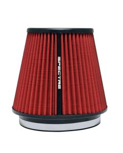 Spectre HPR Conical Air Filter 6in. Flange ID / 7.313in. Base OD / 7in. Tall - Red - HPR9892