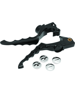 Kuryakyn Zombie Levers 04-13 XL Models Gloss Black - 1092