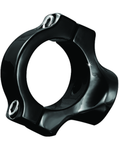Kuryakyn Side Mount License Plate Holder Clamp 18-Up Softails Gloss Black - 3121