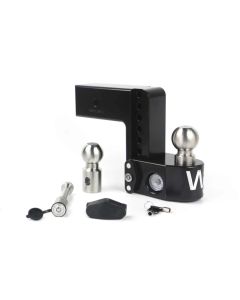 Weigh Safe 6in Drop Hitch w/Built-in Scale & 3in Shank (8K/21K GTWR) w/WS05 - Black Cerakote - WS6-3-KA-CER-BLA