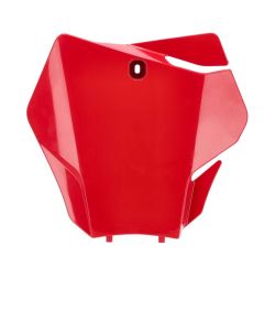 Acerbis Red Front Number Plate for Gas Gas Bikes