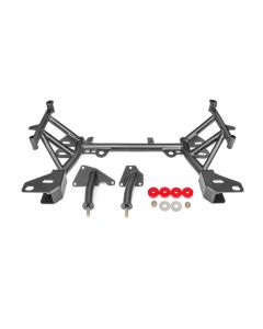 BMR 93-02 4th Gen F-Body K-Member LT1 Motor Mounts Pinto Rack Mounts Black Hammertone - KM346H