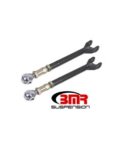 BMR 08-17 Challenger Lower Trailing Arms w/ On-Car Adj. Rod Ends - Black Hammertone - LTA112H