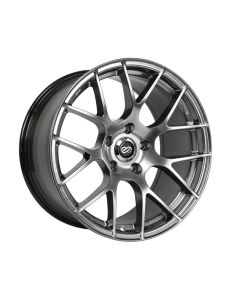 Enkei Raijin 18x8.5 38mm Offset 5x120 Bolt Pattern 72.6 Bore Diameter Hyper Silver Wheel - 467-885-1238HS