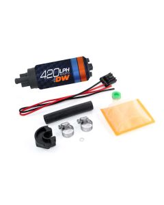 Deatschwerks DW420 Series 420lph In-Tank Fuel Pump w/ Install Kit For 89-94 240SX - 9-421-0766