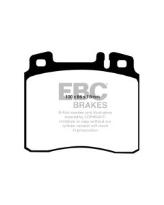 EBC 98-99 Mercedes-Benz CL500 5.0 Yellowstuff Front Brake Pads - DP4963R