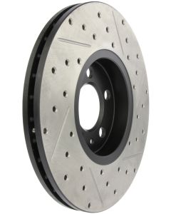 StopTech Sport Drilled/Slotted Brake Rotor Front Right Volkswagen- STOP-127.33059R