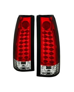 Spyder Chevy C/K Series 1500 88-98/Blazer 92-94 LED Tail Lights Red Clear ALT-YD-CCK88-LED-RC - SPYD-5001375