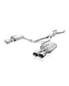 Stainless Works 2008-09 Pontiac G8 GT 3in Catback Systemt X-Pipe Turbo Chambered Muffler 3.5in Tips - PG8CBFC