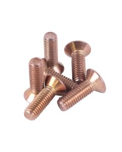 NRG Steering Wheel Screw Upgrade Kit (Conical) - Rose Gold - SWS-100RG