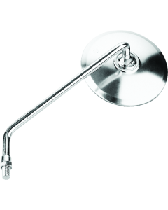 BikeMaster Round Mirror 10mm Right - Stainless - 600070