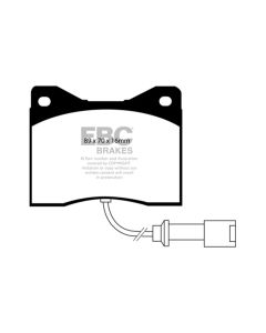 EBC 79-86 Alfa Romeo 6 2.0 Greenstuff Front Brake Pads - DP2753