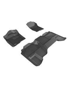 3D Maxpider 07-13 GMC Sierra 1500 / 2500 / 3500 Extended Cab Kagu Black R1 R2 - L1GM00901509