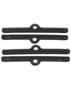 Edelbrock Vc Hold Down Tab Kit SBC 5In Long Steel Black Set of 4 - 44263