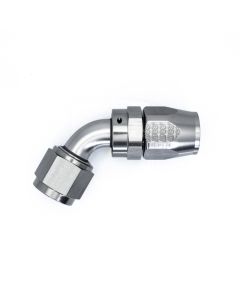 DeatschWerks 10AN Female Swivel 60-Degree Hose End CPE - Anodized Titanium - 6-02-0825