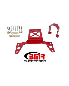 BMR 07-14 Shelby GT500 Front Driveshaft Safety Loop - Red - DSL020R