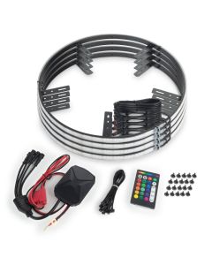 ORACLE Lighting LED Illuminated Wheel Rings 16.5in PLASMA ColorSHIFT w/BC2 Bluetooth Controller - 4238-BC2