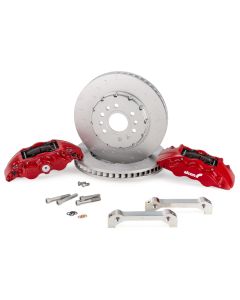 Alcon 2021+ RAM TRX 376x42mm Rotors 6-Piston Calipers Front Brake Upgrade Kit - Red - BKF1559AX75
