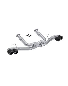 MBRP Armor Pro 3 Inch Stainless Steel CatBack Quad Split Rear Exit w/ Carbon Fiber Tips Chevrolet Co - S70423CF