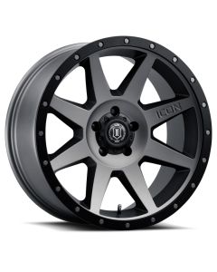 ICON Rebound 20x9 6x5.5 0mm Offset 5in BS Titanium Wheel - 1820908350TT