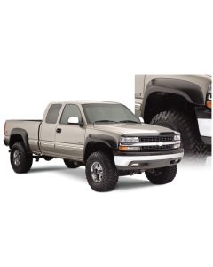 Bushwacker 07-07 Chevy Silverado 1500 Classic Fleetside Extend-A-Fender Style Flares 4pc - Black - 40945-02