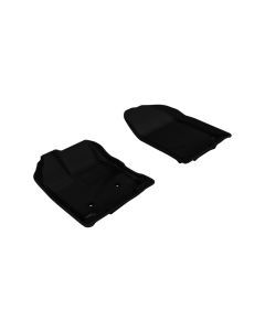 3D MAXpider 2007-2014 Ford Edge Kagu 1st Row Floormat - Black - L1FR02011509