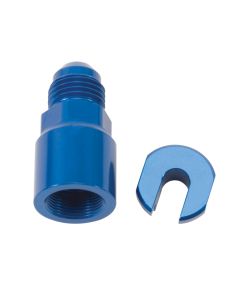 Russell Performance -6 AN Male to 3/8in SAE Quick-Disconnect Female (Blue Single) - 644120
