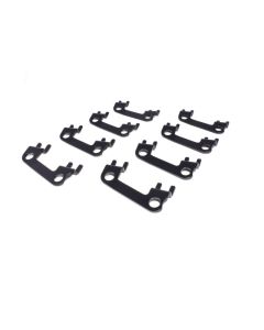 COMP Cams Guide Plates 5/16" Steel Flat Camshaft Retainer Plates for Ford Small Block V8 1962-2001 - Black Finish - 4803-8