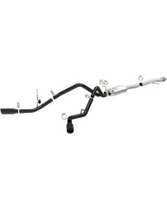 MagnaFlow SYS Cat-Back 3.5in Black Dual Split Rear Tips 14-15 Chevy Silverado/GMC Sierra 4.3L-5.3L - 15360