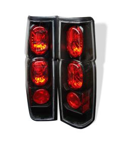 Spyder Nissan Hardbody 86-97 Euro Style Tail Lights Black ALT-YD-NH86-BK - 5006875