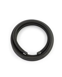 Mishimoto 10Ft Stainless Steel Braided Hose w/ -6AN Fittings - Black - MMSBH-06120-CB