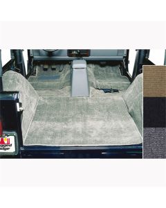 Rugged Ridge Deluxe Carpet Kit Gray 76-95 Jeep CJ / Jeep Wrangler Models - 13690.09