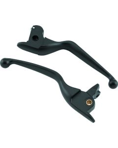 Bikers Choice 14-16 FLH FLT Black Hydraulic Clutch & Brake Lever Set - 480629