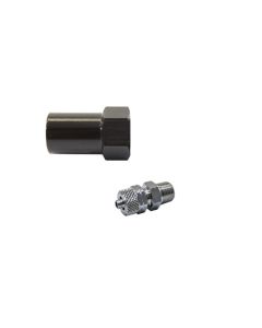 Snow Performance 1/8in NPT to 1/4in Quick-Connect Low Profile Straight Nozzle Holder - SNO-810-QC