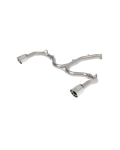 aFe Takeda 20-21 Kia Forte GT 1.6L (t) 3in to 2.5in SS Axle-Back Exhaust System w/ Polished Tips - 49-37037-P