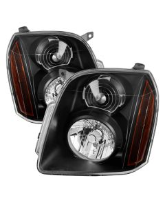 Xtune GMC Yukon/Yukon Xl 07-14 Crystal Headlights Black HD-JH-GMCY07-AM-BK - 9027352