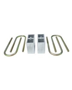 MaxTrac 82-04 Chevrolet S10 2WD 4in Rear Lowering Blocks & U-Bolts - 430040