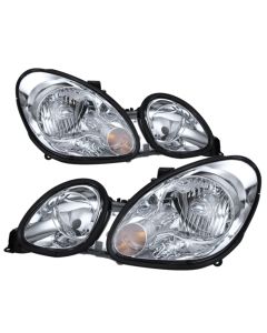 Xtune Lexus GS300/GS400/GS430 98-05 Halogen Only Crystal Headlights Chrome HD-JH-LGS98-C - 9026928