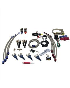 Nitrous Express 4 Cyl Piranha Nitrous Kit w/o Bottle - 60005-00P