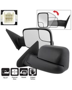 xTune 02-09 Dodge Ram 1500/2500/3500 Extendable - Power Heated Mirrors MIR-DRAM02-PW-SET - 9935732