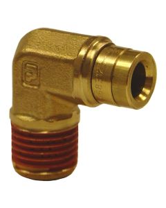 Firestone Male 1/4in. Push-Lock x 1/4in. NPT 90 Degree Elbow Air Fitting - 2 Pack (WR17603462) - 3462