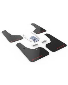 Rally Armor 19-21 Subaru Forester Black UR Mud Flap w/ Red Logo - MF52-UR-BLK/RD