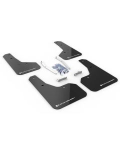 Rally Armor 19-21 Subaru Forester Black UR Mud Flap w/ White Logo - MF52-UR-BLK/WH