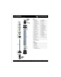 Fox Spring Hardware - Spring Retainer 3.99in OD x 2.96in TLG 2.31in Bore AL 6061 - Black Ano - 234-00-383-A