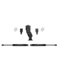 Fabtech 17-20 Ford Superduty 4WD Stealth Dual Steering Stabilizer Kit - FTS22302