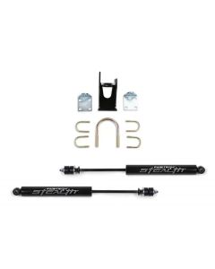 Fabtech 05-21 Ford F250/350 4WD Dual Stealth Steering Stabilizer Kit - Opposing Style - FTS8046